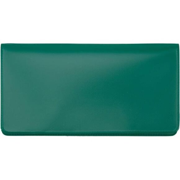 FPersonal Checkbook Cover Green - Picture 1 of 6